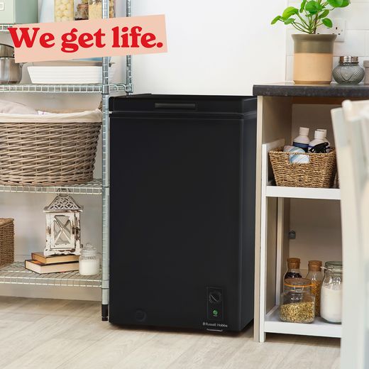 Russell Hobbs Chest Freezer - Black - Annotation - We get life shot