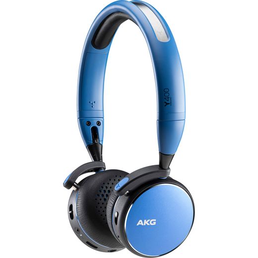 AKG Y400 Over-Ear Wireless Bluetooth Headphones - Blue