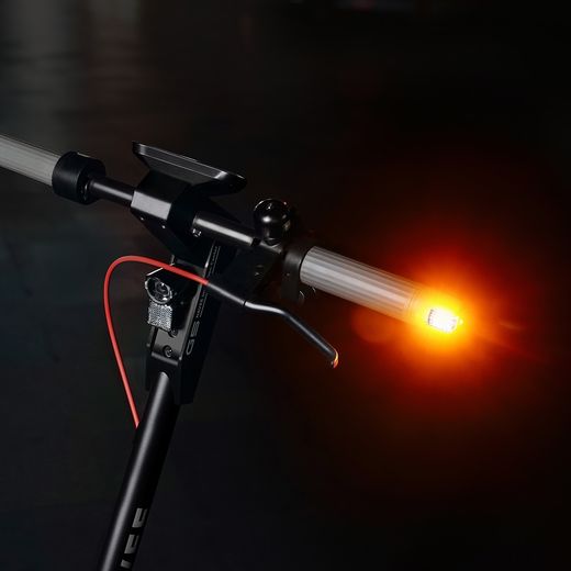 Navee Electric Scooter - close up light indicator shot