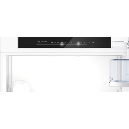 NEFF N70 Integrated Fridge Freezer with Fixed Hinge Kit - White - Control panel