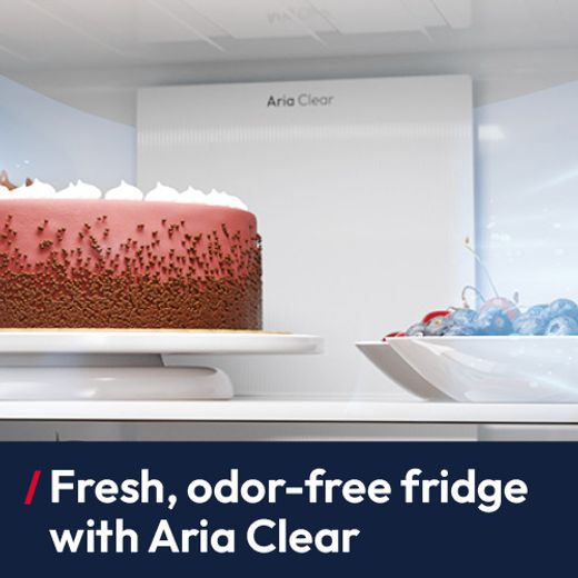 Hoover HONCQ3T518ENXK 185cm 50/50 Frost Free Fridge Freezer - Silver - Annotation - area clear shot