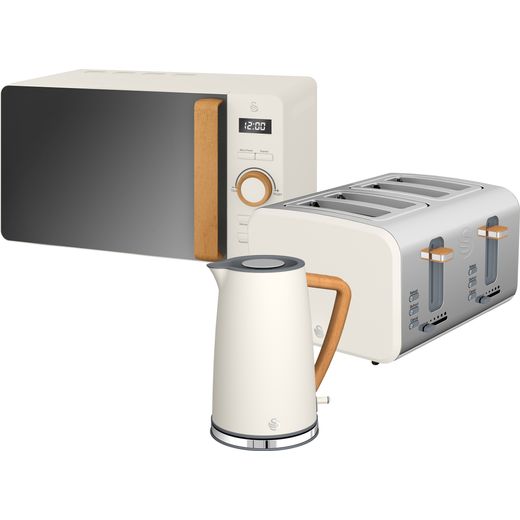 Swan Nordic STRP1061WHTN Breakfast Set - White
