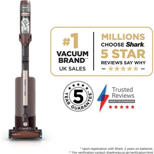 Shark Cordless Vacuum Cleaner with up to 60 Minutes Run Time - Walnut - Annotation - award shot