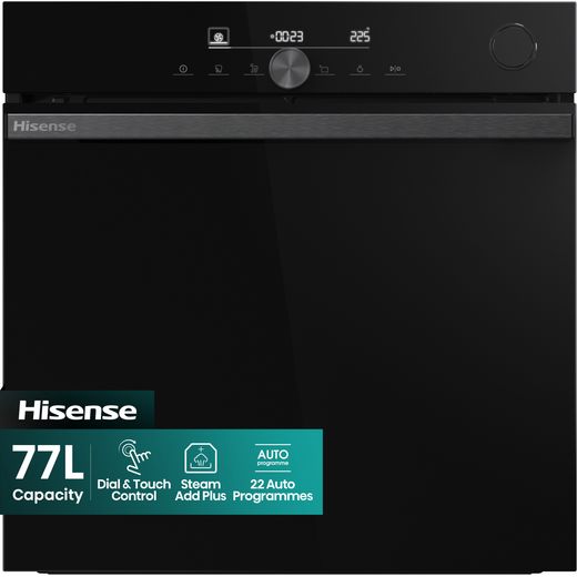 Hisense Hi6 SE BSA66331ABDGUK Built In Electric Single Oven - Black - front shot