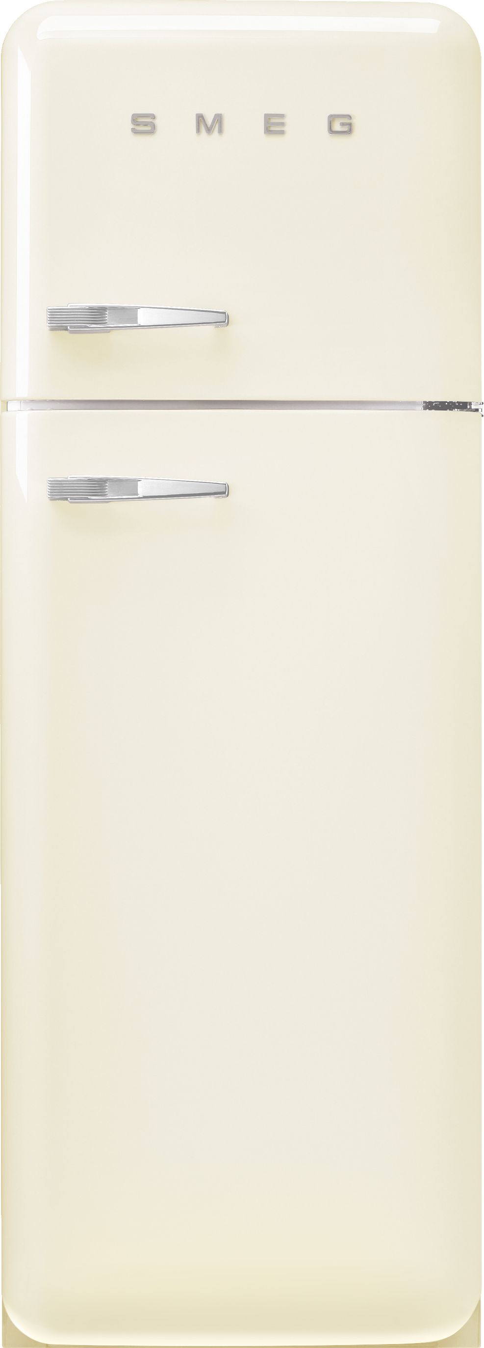Image of Smeg 50s Style Retro Right Hand Hinge FAB30RCR6UK 172cm 80/20 Fridge Freezer - Cream - C Rated, Cream