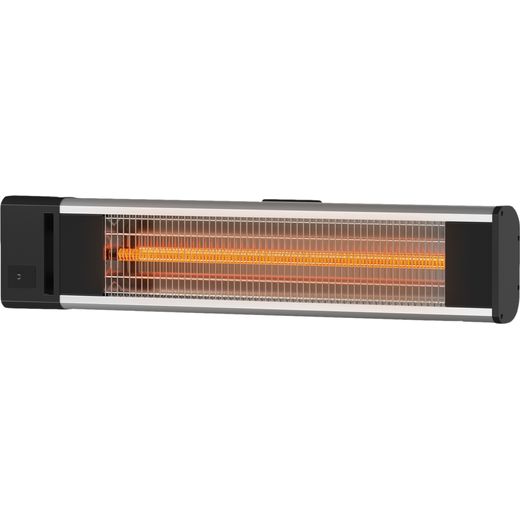 Swan Al Fresco SH16340N Wall Mounted Electric Patio Heater With Remote Control 1800W - Black