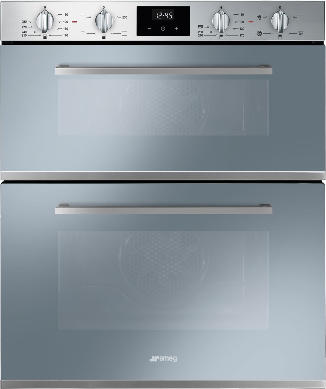 Smeg Cucina DUSF400S Built Under Electric Double Oven - Stainless Steel - A/B Rated, Stainless Steel