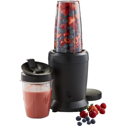 Swan Stealth SP39040BLKN 1 Litre Blender with 2 Accessories - Matte Black