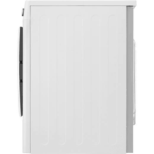 LG V7 FDV709W Wifi Connected 9Kg Heat Pump Tumble Dryer - White - Side shot
