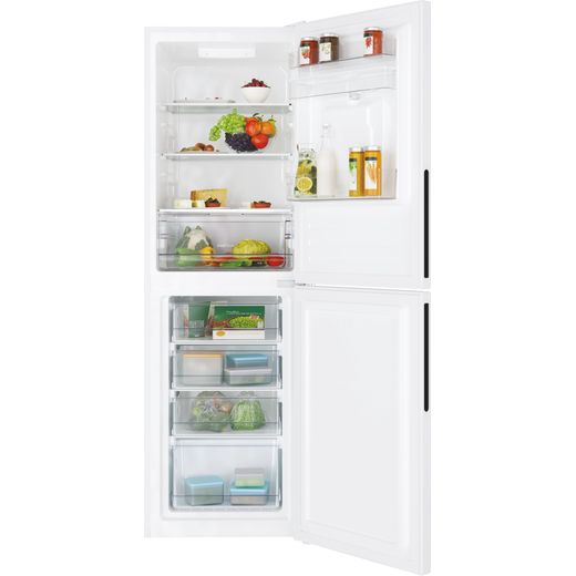 Candy 50/50 Fridge Freezer - White - Front with door open shot