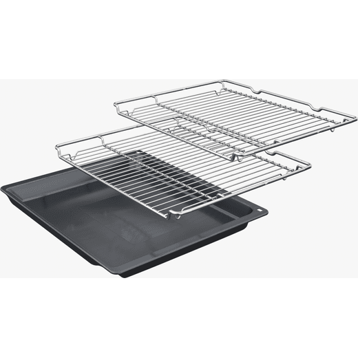Bosch Series 4 Built In Electric Single Oven - Black - Accessories