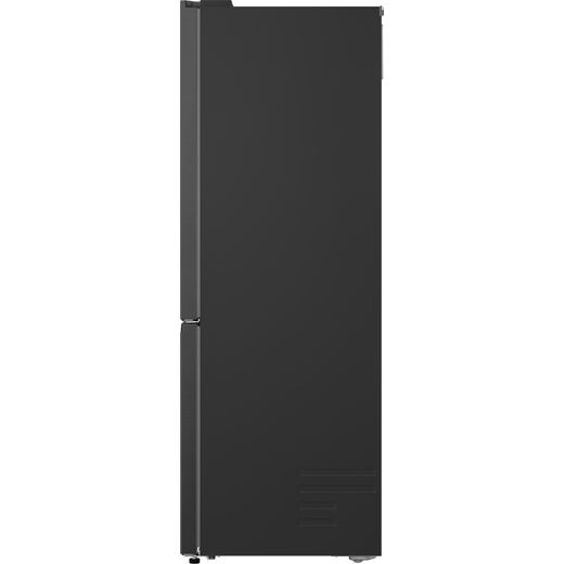 LG GBBSJ10EEP 186cm No Frost Fridge Freezer - Matte Black  - Side shot