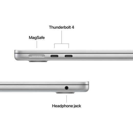 Apple MacBook Air, - Silver - Annotation - Port