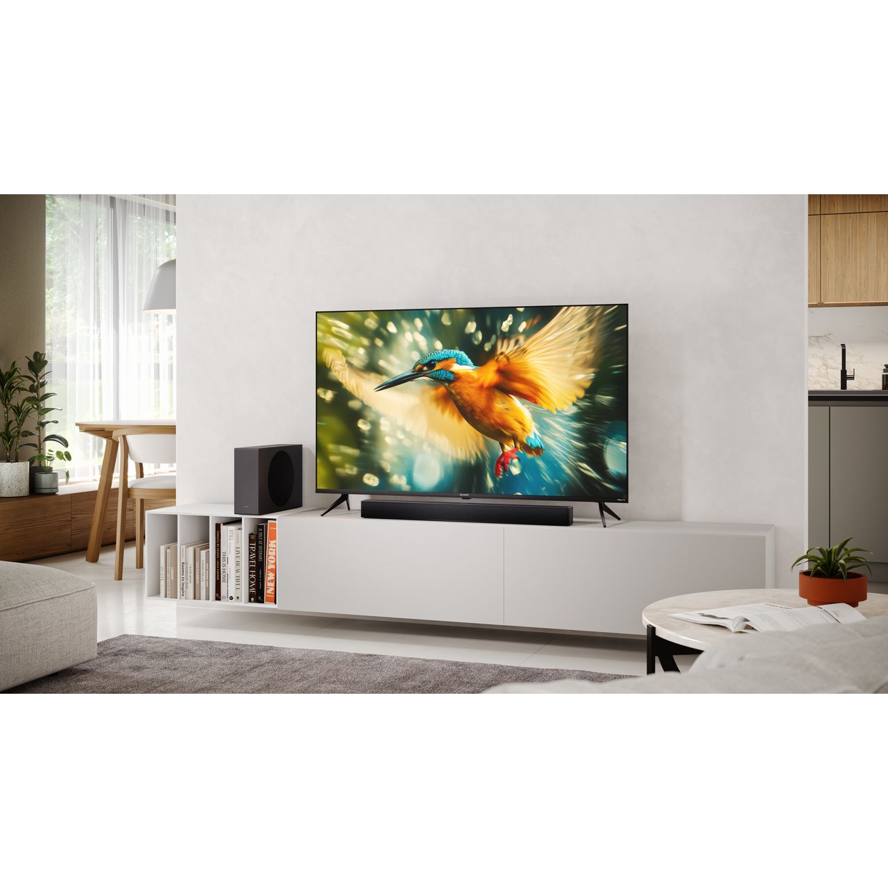 Sharp 50” 4K QLED smart TV | 4T-C50HJ6225KB | ao.com