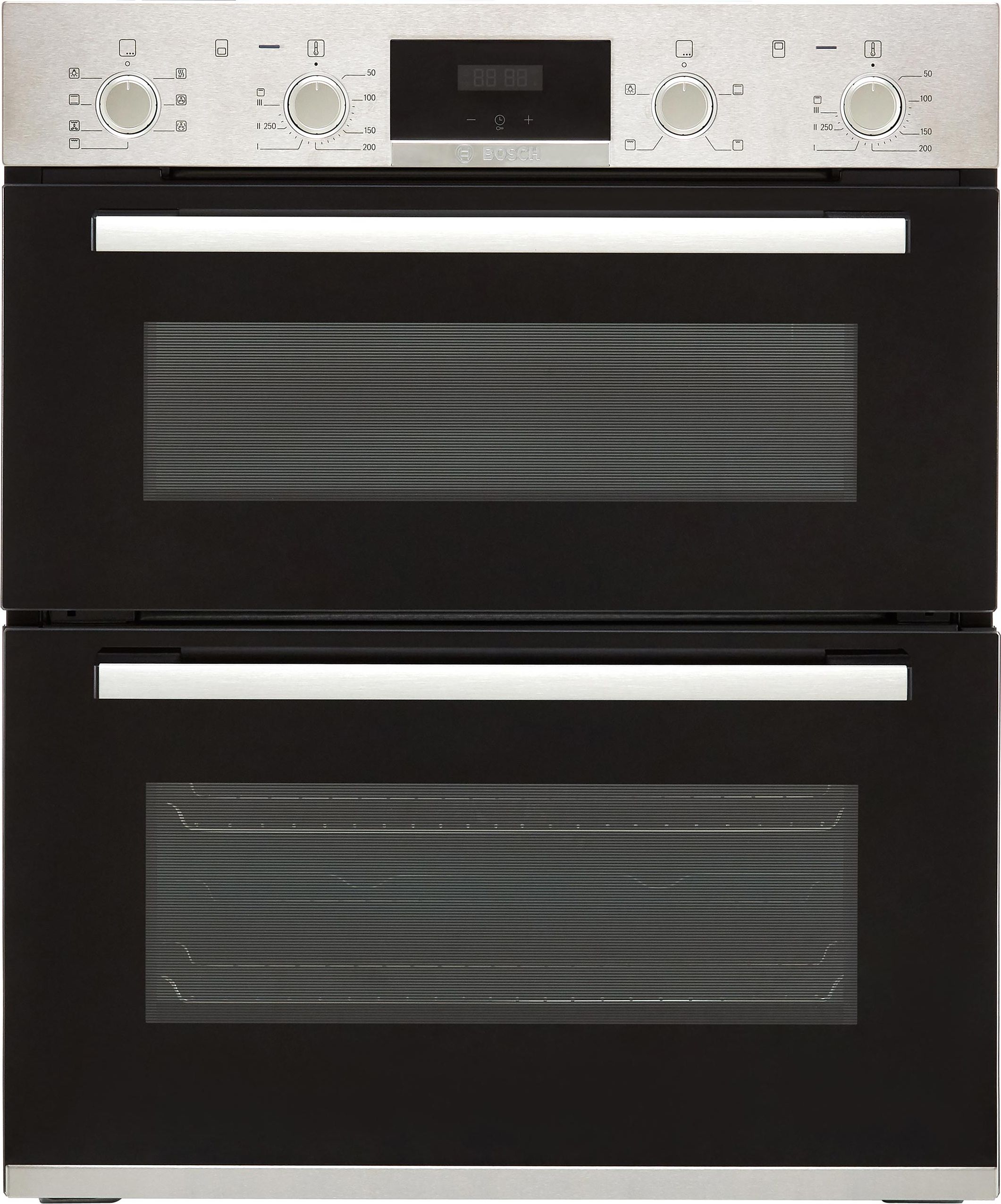 Bosch Series 4 NBS533BS0B Built Under Electric Double Oven - Stainless Steel - A/B Rated, Stainless Steel