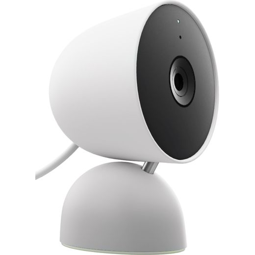 Google Nest Cam Indoor Security Camera Full HD 1080p Smart Home Security  Camera - White