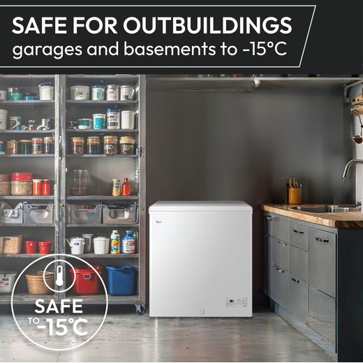 Hoover Chest Freezer - White - Annotation - Suitable_For_Outbuildings