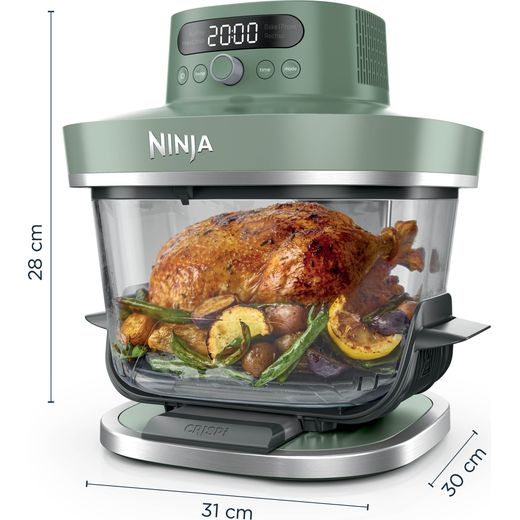 Ninja Crispi Pro 5 in 1 AS090UKGN Air Fryer - Green - Dimensions
