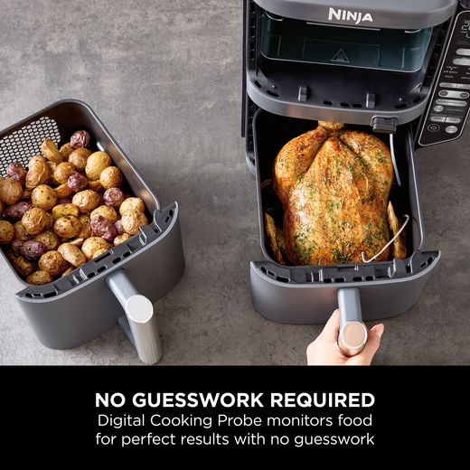Ninja Double Stack XL SL451UK Air Fryer - Grey - Annotation - guesswork shot 
