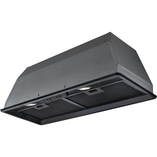 Elica ELB-LUX-BLK-80 70 cm Canopy Cooker Hood - Black - C Rated