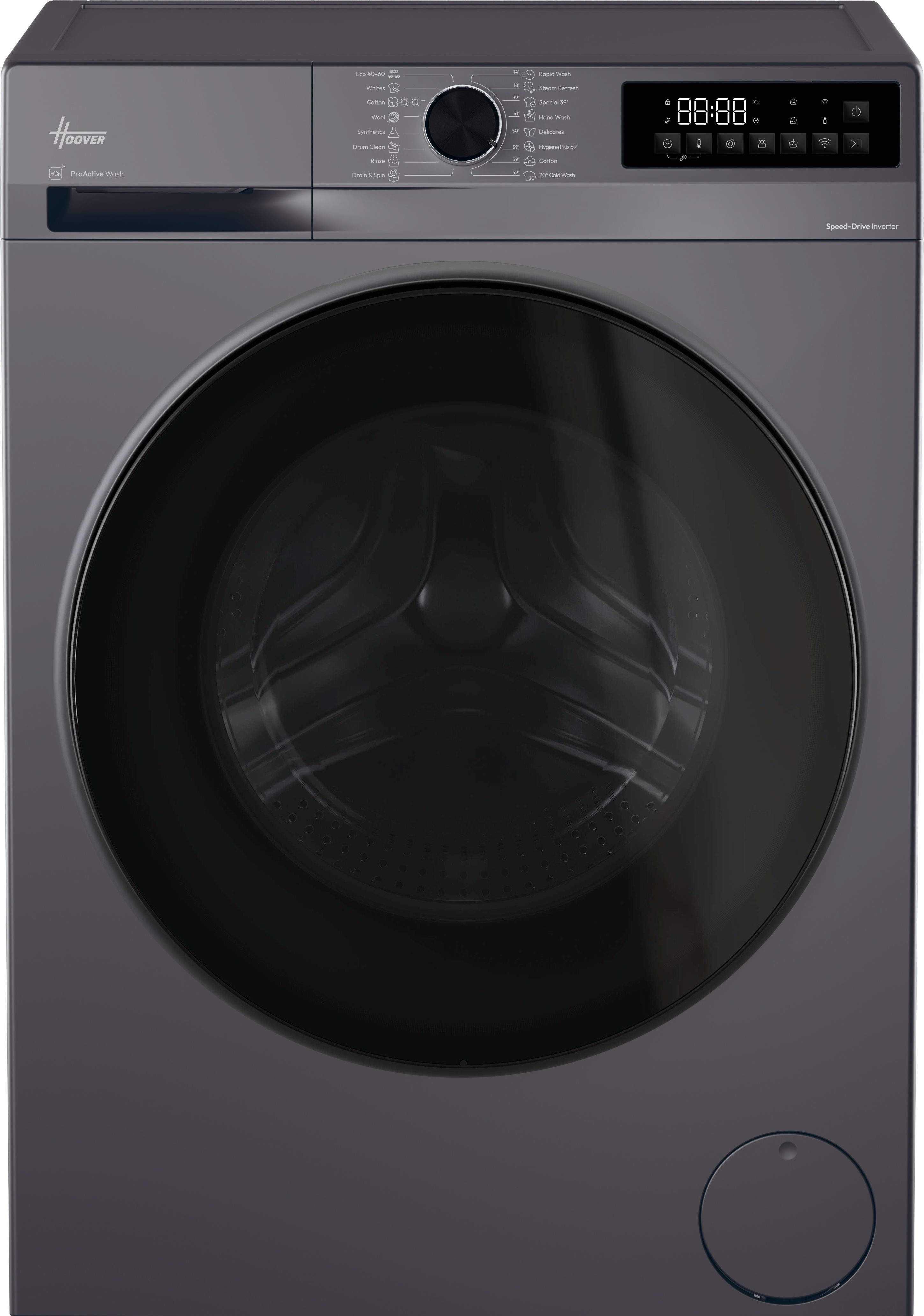Hoover 9kg/6kg Washer Dryer - 1400 RPM - Graphite - KG Mode - Hygiene+