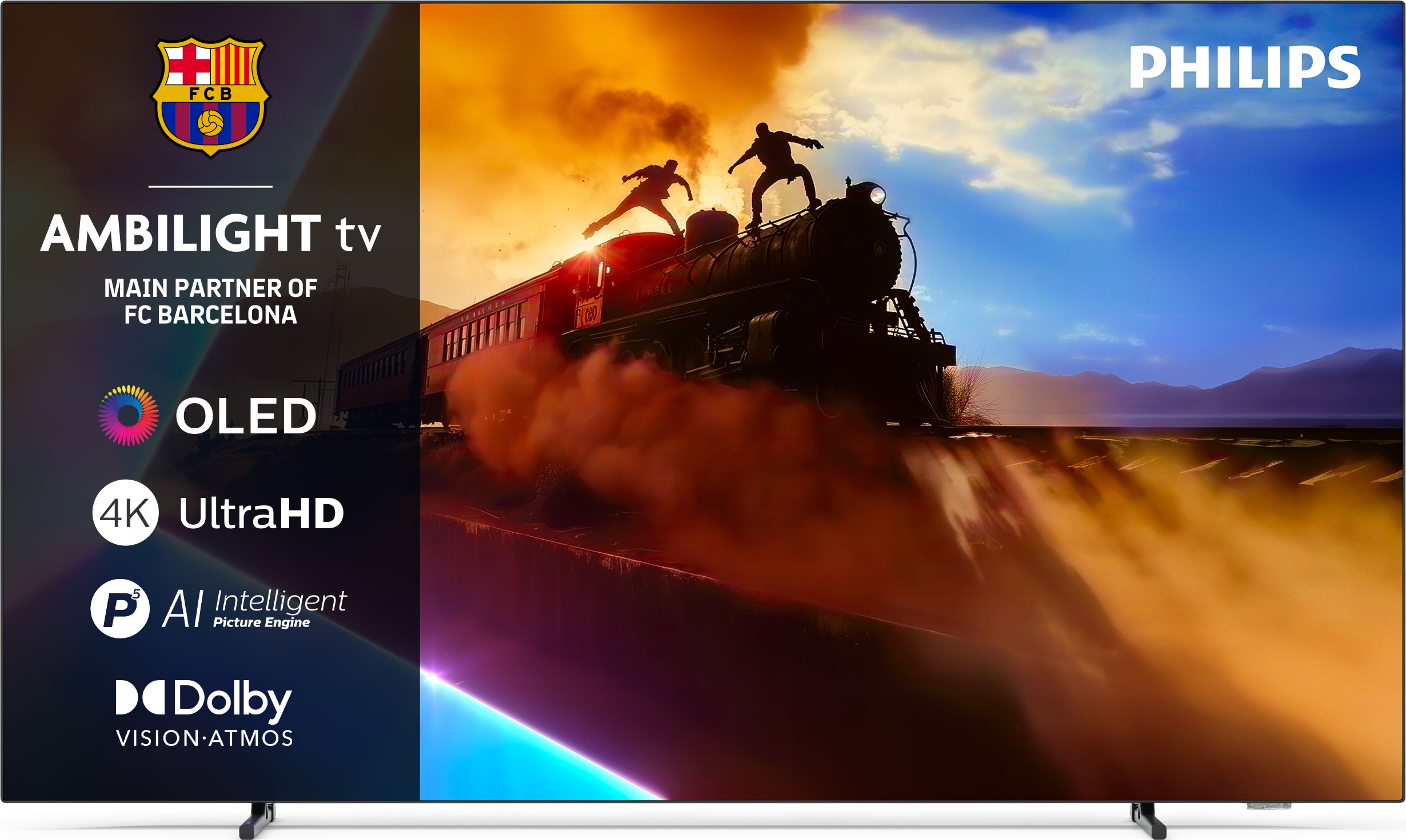 Philips 55OLED760/12 OLED TV 55-inch 4K Ultra HD Smart TV Black Ambilight