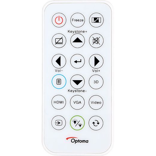 Optoma E9PX7D701EZ2 Projector Black - Control panel shot