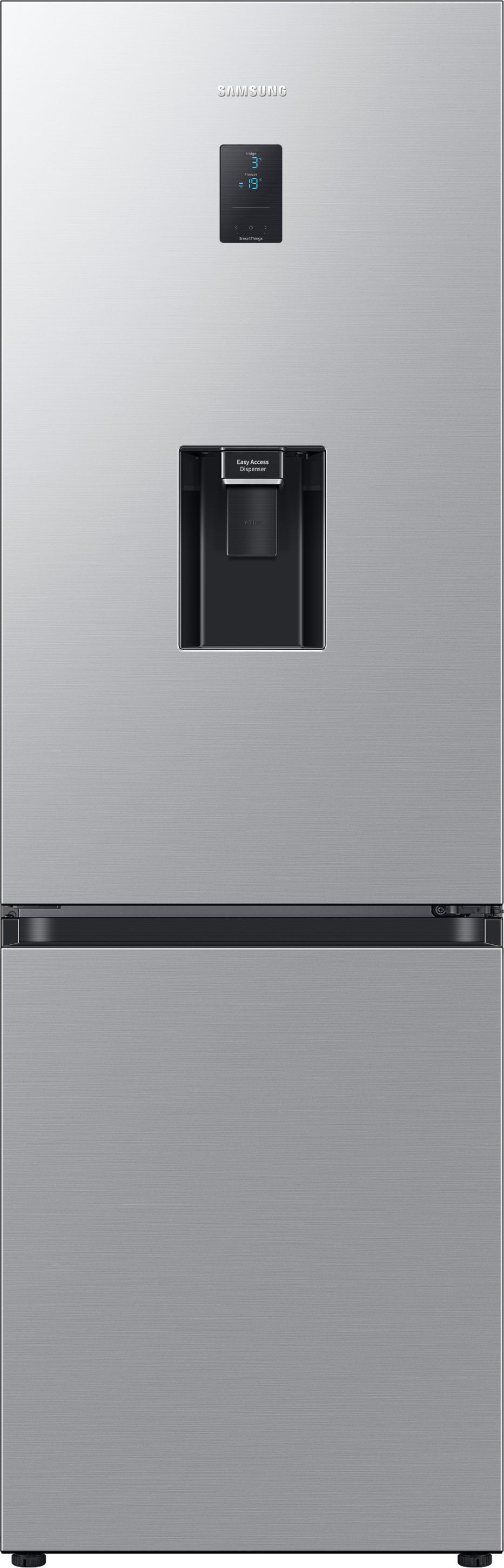 Samsung Series 4 RB34C652ESA Wifi Connected 60/40 No Frost Fridge Freezer - Silver - E Rated, Silver
