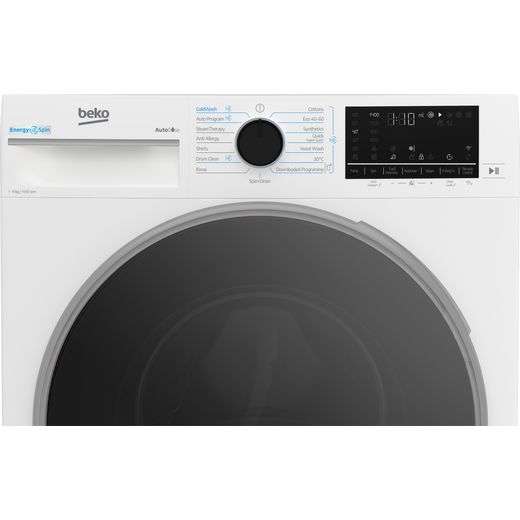 Beko B5W5941BDW 9kg Washing Machine with 1400 rpm - White - Control panel shot