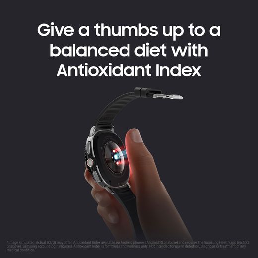 Samsung Galaxy Watch 8 Classic BT, GPS - 46mm - Black - Annotation - Antioxidant index shot