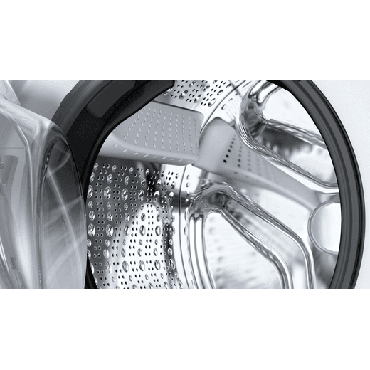 Bosch Series 4 WAN28254GB 8kg Washing Machine with 1351 rpm - White - close up drum shot