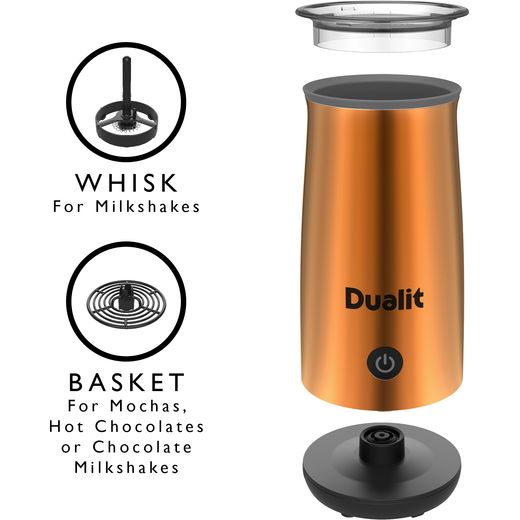 Dualit 84142 Milk Frother - Copper - Annotation - Accessories shot