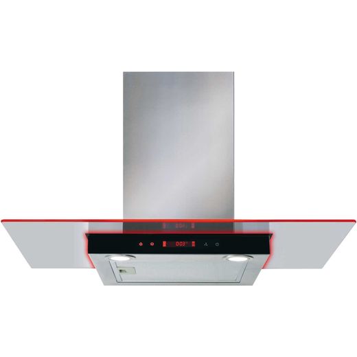 CDA EKN90SS 90 cm Chimney Cooker Hood - Stainless Steel - D Rated