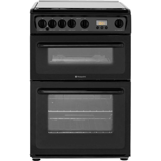 Hotpoint HAGL60K Gas Cooker - Black