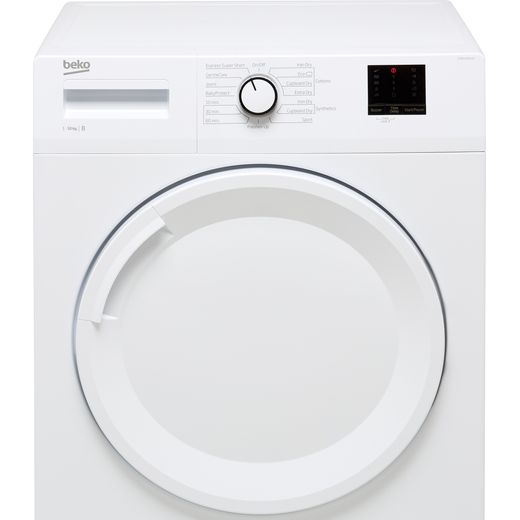 Beko 10Kg Condenser Tumble Dryer - White - Control panel