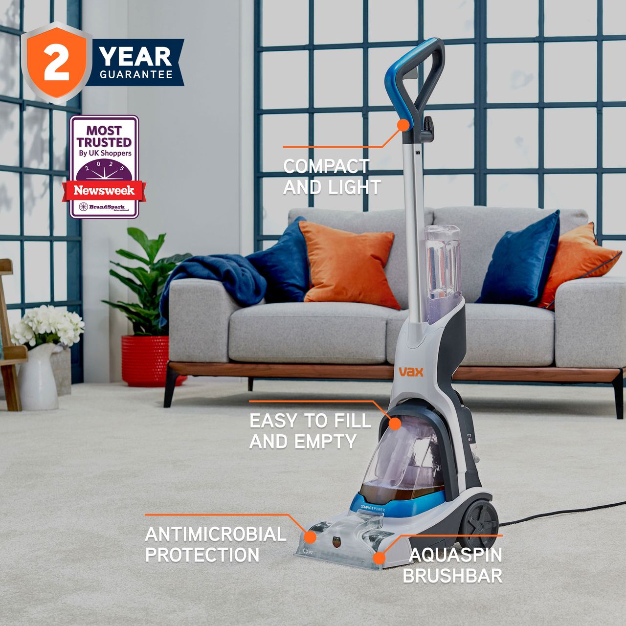 CWCPV011 | Vax Carpet Cleaner | ao.com