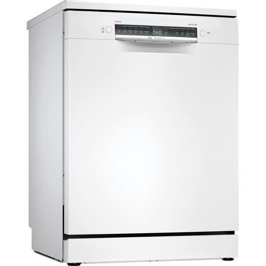 Bosch Serie 4 SGS4HCW40G Standard Dishwasher - White - D Rated