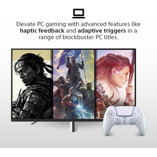 PlayStation DualSense™ Gaming Controller For PlayStation 5 - Chroma Pearl - Annotation - Elevate PC gaming
