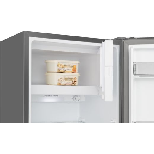 Hisense RR220D4BDE Fridge - Silver - Close up inside shot