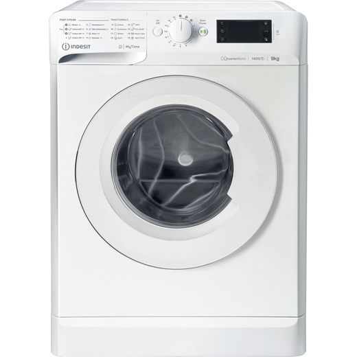 Indesit My Time MTWE91484WUK 9Kg Washing Machine with 1400 rpm - White - C Rated