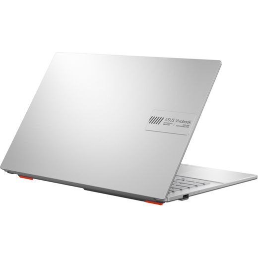 ASUS Vivobook Go 15 E1504FA-BQ2692W 15.6" Laptop - AMD Ryzen™ 3, 128GB SSD, 8 GB RAM - Silver - Back left perspective