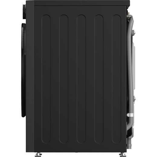 LG VX70 Series AI Direct Drive™ F4X7009TBB 9kg Washing Machine with 1400 rpm - Matte Black - Side shot