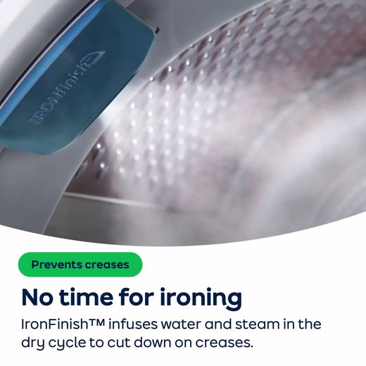 Beko bPRO 500 B5T49231IG 9Kg Heat Pump Tumble Dryer - Anthracite - AO Annotation - IronFinish™