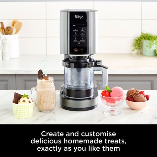 Ninja NC300UK Ice Cream Maker Silver - Annotation - Customise treats