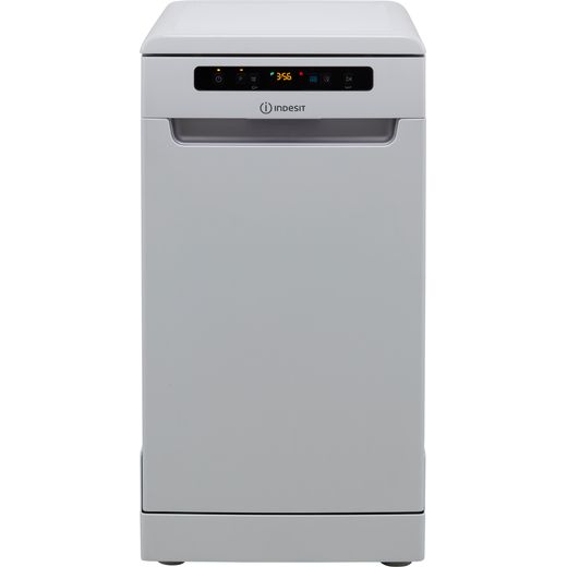 Indesit DSFO3T224ZUKN Slimline Dishwasher - White - E Rated