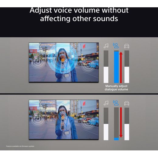 Sony Bravia 77" 4K Ultra HD OLED Smart TV - Annotation - Adjust voice control shot