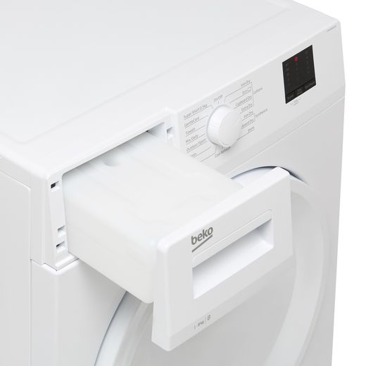 Beko 8Kg Condenser Tumble Dryer - White - Detergent drawer open
