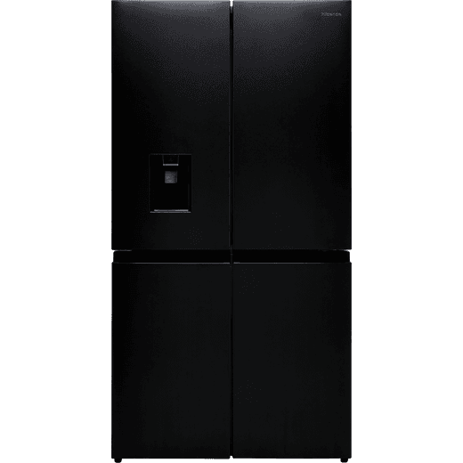 Hisense PureFlat RQ758N4SWF1 American Fridge Freezer - Black / Stainless Steel - F Rated
