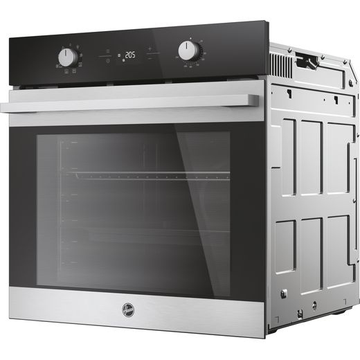 Hoover Built In Electric Single Oven - Stainless Steel - Left perpsective shot 