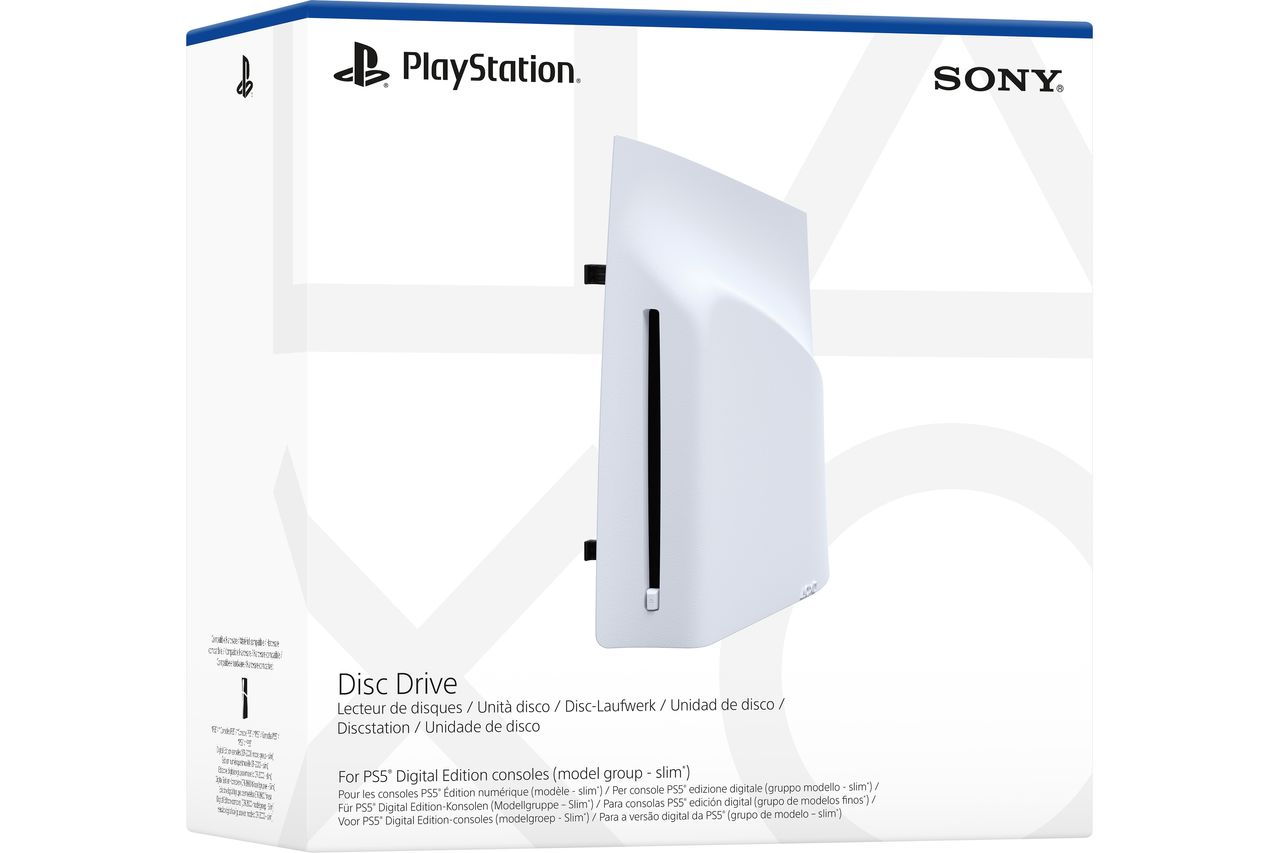 PlayStation PS5 Slim Digital Edition Disc Drive - White